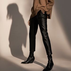 ZARA Faux Leather Pants